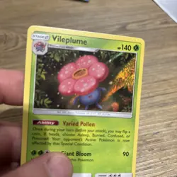 Pokemon Vileplume Holo Rare SM - Unbroken Bonds 8/214 mint condition - Image 3
