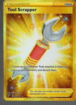 Pokemon Tool Scrapper Secret Rare Holo Swsh02: Rebel Clash 208/192 TCG - Image 1