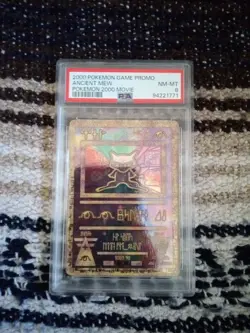 2000 Pokemon Movie Promo Ancient Mew PSA 8 - Image 2