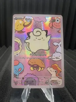Ditto (Clefairy) #16 - Holo Foil - After Skool Hobby Series 2 Fan Art- Pokemon - Image 1