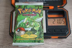 21.05g - Pokemon 1999 Jungle Unlimited Booster Pack Scyther Vintage WOTC - Image 1