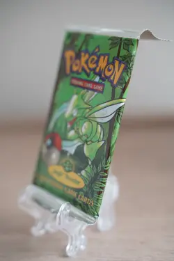 21.05g - Pokemon 1999 Jungle Unlimited Booster Pack Scyther Vintage WOTC - Image 4
