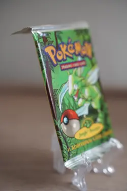 21.05g - Pokemon 1999 Jungle Unlimited Booster Pack Scyther Vintage WOTC - Image 5