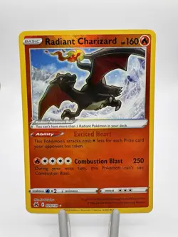 Radiant Charizard 020/ 159 Crown Zenith Pokemon TCG NM Holo - Image 1