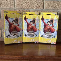 One Piece Egghead ENGLISH Starter Deck ST29 SEALED NEW - LOT OF 3 - Ships Now - Image 1