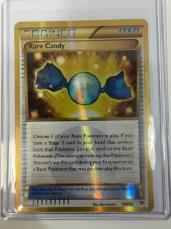 Pokemon Rare Candy Secret Rare 105/101 Plasma Blast Holo Trainer Item Card 2013 - Image 2