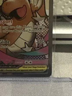 Mega Dragonite EX 370HP Full Art Holo Pokemon Card Ascended Heroes - Image 3