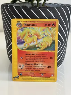 Ninetales Aquapolis E Reader Pokemon Card TCG 25/147 Non Holo Near Mint - Image 1