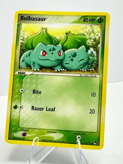 Bulbasaur 12/17 2005 POP Series 2 Tournament Promo Pokemon TCG Card LP - Image 1