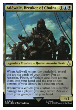 Adewale, Breaker of Chains (foil) Assassin's Creed MTG - NM+ Mythic Relics - Image 1