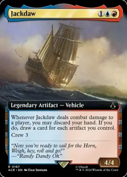 x1 Jackdaw - Foil - Extended Art R MTG Universes Beyond: Assassin's Creed M/NM, - Image 1