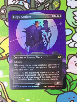 Elegy Acolyte Foil (Borderless) Edge of Eternities Magi - Image 1