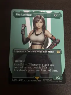 MTG Tifa Lockhart (Borderless) English Final Fantasy FIN NM R0391 - Image 1