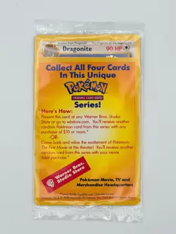 Sealed Dragonite 1999 WB Pokemon The First Movie Black Star Promo #5 WOTC - Image 1