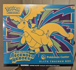 Pokemon Ascended Heroes Pokemon Center Exclusive Elite Trainer Box MINT ETB - Image 1