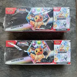 Pokemon Prismatic Evolutions Surprise Box/Booster Sam's Club Bundle (Lot Of 2) - Image 1