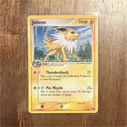 Pokemon Jolteon Holo Rare MP+ POP Series 3 003/017 70 HP English - Image 1