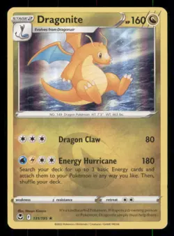 Dragonite SWSH12: Silver Tempest #131/195 Holo Rare Holo Pokemon NM - Image 1