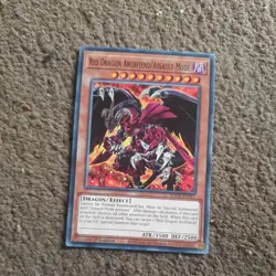 ❄Yugioh Red Dragon Archfiend/assault Mode Sdck-en017 the Crimson King Common - Image 1