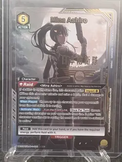 Union Arena TCG Kaiju No 8 - Mina Ashiro - UE12BT/KJ8-1-005 SR* Alt Art Foil - Image 1