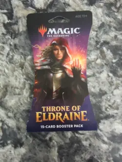 Brand new unopened Magic the Gathering Throne of Eldraine 15 card booster hanger - Image 1