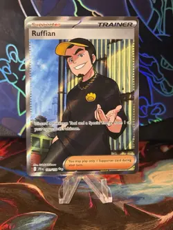 Pokemon TCG Ruffian Journey Together 181/159 Holo Ultra Rare Card NM - Image 1