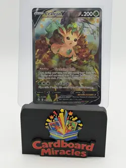 Pokemon TCG Leafeon V Alternate Art Holo Card 167/203 SWSH Evolving Skies - Image 1