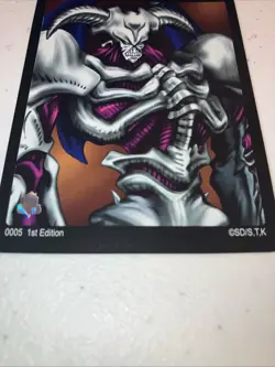 Summoned Skull Yu-Gi-Oh! Pin Club Sticker Trading Card 1st Edition - Image 3