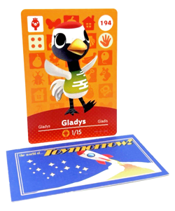 Animal Crossing Nintendo Amiibo - GLADYS #194 - Series 2 Authentic Card - Image 1