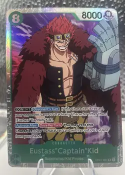 Eustass"Captain"Kid OP01-051 Pre-Errata Romance Dawn One Piece Card English NM - Image 1