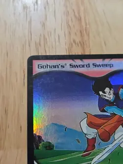 2003 Dragon Ball Z TCG GOHAN'S SWORD SWEEP Foil #14 Score Card Read - Image 2