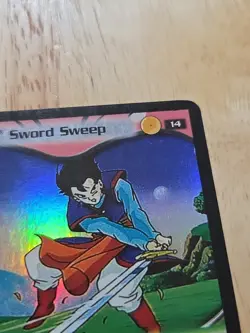 2003 Dragon Ball Z TCG GOHAN'S SWORD SWEEP Foil #14 Score Card Read - Image 3