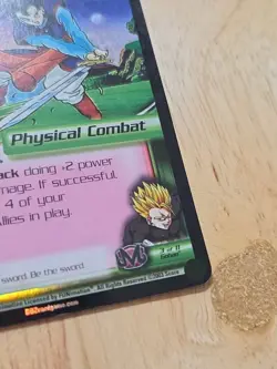 2003 Dragon Ball Z TCG GOHAN'S SWORD SWEEP Foil #14 Score Card Read - Image 5