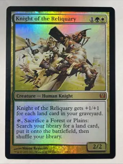 Knight of the Reliquary Duel Decks: Knights vs. Dragons Foil - MTG RARE - Image 1