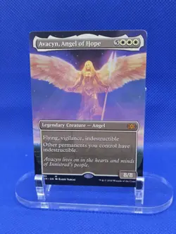 Magic The Gathering Double Masters Avacyn Angel of Hope 335 Borderless Regular - Image 1