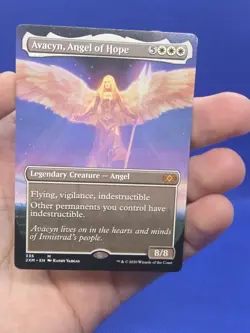 Magic The Gathering Double Masters Avacyn Angel of Hope 335 Borderless Regular - Image 2