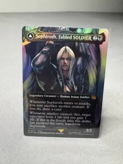 Sephiroth, Fabled SOLDIER NM (0317) (Borderless) Final Fantasy Foil Near Mint - Image 1