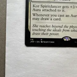 Wizards Kor Spiritdancer - Jumpstart Rare Creature White 116 English 2020 - Image 5