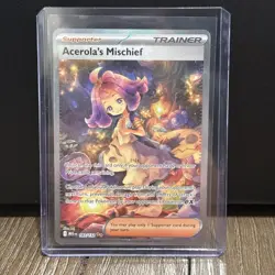 Pokemon Mega Evolution Acerola's Mischief Secret Illustration Rare, #183/132 - Image 1