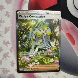 WALLY'S COMPASSION 186/132 SPECIAL ILLUSTRATION RARE MEGA EVOLUTION POKEMON NM - Image 1