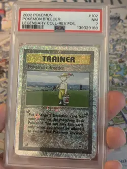 2002 Pokemon Breeder Legendary Collection Rev Holo #102 PSA 7 NM Cert# 139029168 - Image 3