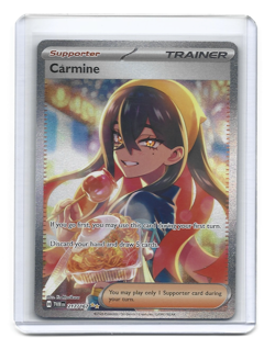 Carmine 217/167 Special Illustration Rare Pokemon Sv06: Twilight Masquerade - Image 1