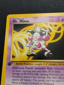 NM Pokemon 1st Edition Jungle Lot - Electrode 18, Mr. Mime 22, Wigglytuff 32 - Image 2