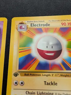NM Pokemon 1st Edition Jungle Lot - Electrode 18, Mr. Mime 22, Wigglytuff 32 - Image 3