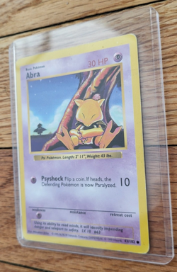 Pokemon TCG - Abra - 043/102 Base Set (Shadowless) - Regular - Image 2