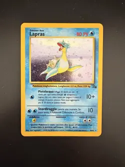 Pokemon Lapras 10/62 Fossil Holo Italian MP-HP - Image 1