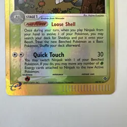 Pokemon Ninjask 18/97 Ex Dragon Reverse Holo DMG - Image 3