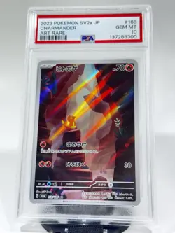 2023 Pokemon SV2a Japanese Charmander Art Rare PSA 10 - Image 1