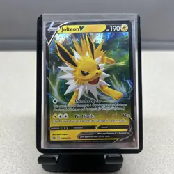 Jolteon V SWSH151 Ultra Rare Holo Black Star Promo Sword & Shield Pokemon TCG - Image 1