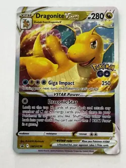 Dragonite V SWSH235 & Vstar SWSH236 Promo Pokemon GO - Brand New & Sealed - Image 1